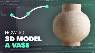 Modelling a Vase with Nurbs in Maya [upl. by Piers]