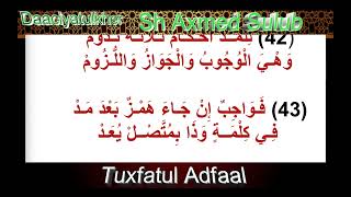 TuxFatul Adfaal Q6aad Sh Axmed Sulub [upl. by Leraj]