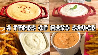 4 Amazing Mayo Dips amp Sauces  Mix It Dip It Love It  Easy DIY Dipping Sauces [upl. by Endres]