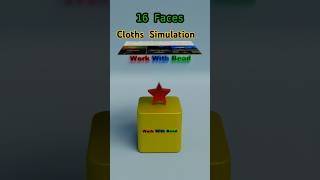 Cloths Simulation blender 3danimation blenderanimation [upl. by Thay]