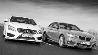 2016 Mercedes CLA 250 Vs BMW 2 Series 228i REVIEW amp COMPARISON [upl. by Salita]