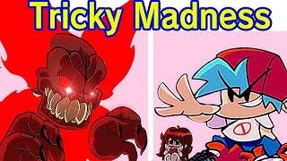 Friday Night Funkin  VS Tricky Madness Combat  All Cutscenes Animation Hank Auditor [upl. by Annaohj667]