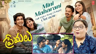 Mini Maharani Video Song Reaction  Premalu Telugu Movie  Naslen Mamitha  Girish ADSS Karthikeya [upl. by Clementi]