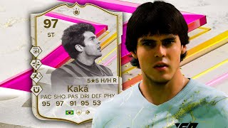 97 Futties Icon Kaka SBC Player Review  EA FC 24 [upl. by Hutchins51]