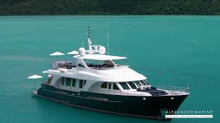 2004 84ft Moonen Charter Yacht Aurora  Alexander Marine [upl. by Weslee546]