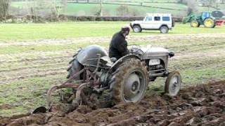 vintage tractor  ballymurphy club  ploughing nolans march 2011 Ireland [upl. by Aday711]