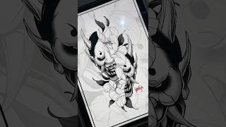 Hannya tattoo design tattoodesign [upl. by Nostaw]