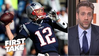 Patriots need more from Tom Brady in playoff game vs Chargers – Max Kellerman  First Take [upl. by Llerdna612]