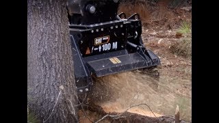 Cat® Mini Excavator Mulcher Overview [upl. by Aleacem]