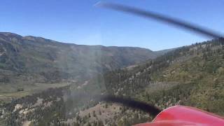 Landing at Marble CO at annual Colorado Pilots Association camping flyin [upl. by Kistner714]