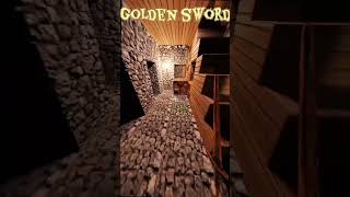 How to make Golden sword in minecraft sword minecraft shorts viral [upl. by Byrne]