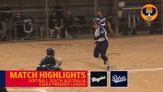 Softball  Port Adelaide vs Glenelg  Preliminary Final  Highlights [upl. by Einnalem900]