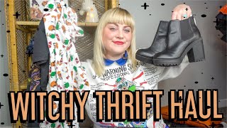 Witchy Thrift Store Haul  Try On [upl. by Florance]