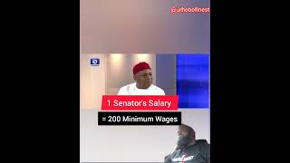 Senators Salary vs Minimum Wages 🤔 [upl. by Natsud]