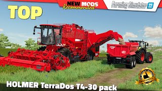 FS22  HOLMER TerraDos T430 pack  Farming Simulator 22 New Mods Review 2K60 [upl. by Judson599]