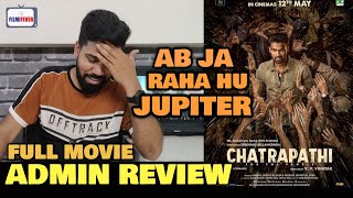 Chatrapathi Movie REVIEW  Admin REACTION amp OPINION  Bellamkonda Sreenivas Nushrratt Bharuccha [upl. by Anwat481]