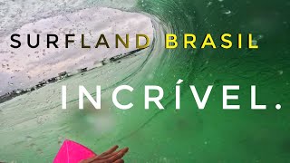 Como é surfar na Surfland Brasil GoPro POV de dentro da água [upl. by Dumah966]