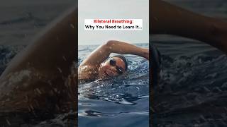 Bilateral breathing helps you swim better in open water swimmingtips openwater [upl. by Yniattirb]