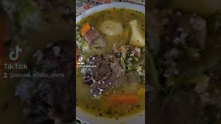 Sopa de frangollo 😍❤️ osobuco sopadefrsngollo foryou parati viral [upl. by Eniamaj]