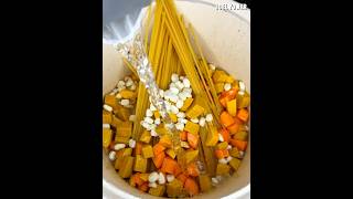 Como preparar un rico 🍝TALLARINES CON VERDURAS \Parte 2\ pastas inshot joelyower receta [upl. by Ecargyram]