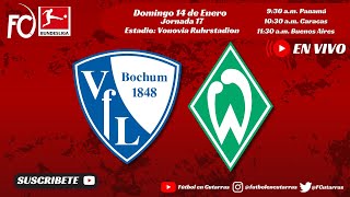 VfL Bochum VS Werder Bremen  Bundesliga  Jornada 17 [upl. by Ahcas557]