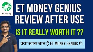 ETMoney Genius Review  Know about ETMoney Genius Membership Fees Portfolio Compare with SmallCase [upl. by Alesram]