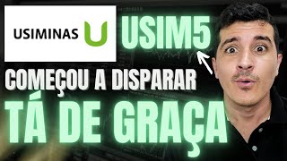 USIM5  VALE A PENA INVESTIR NA USIMINAS AÇÕES DA USIMINAS DISPARARAM HOJE VEJA O QUE OCORREU [upl. by Zetram949]