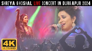 Shreya Ghoshal Live Concert in Durgapur  sanaka medical college  2024  ShreyaGhoshalOfficial [upl. by Amarillis]