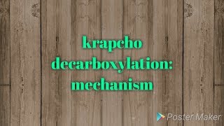 Krapcho decarboxylation  Full mechanism and application [upl. by Oiramaj]