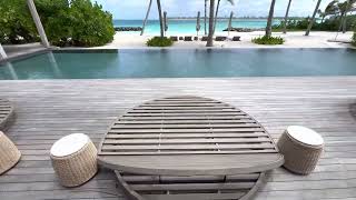 The RitzCarlton Maldives Fari Islands  The RitzCarlton Estate  private beach residence  beach [upl. by Nessi]