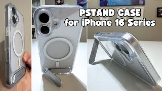 Torras Clear Magnetic Pstand Case for iPhone 16 Series  Full Review  Demo [upl. by Ielirol]