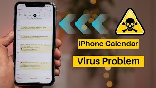 iPhone Calendar Virus Problem  How to remove virus from iPhone [upl. by Itirp]