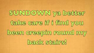 Gordon Lightfoot Sundown Official Lyrics hd1080 [upl. by Kiernan]