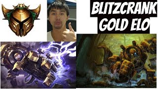 My Blitzcrank Reached Gold Rank in League of Legends [upl. by Reiners]