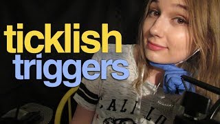 ASMR Ticklish Triggers  Intensely Close Whisper amp Kisses  Mic Blowing  Electric Razor  Gloves [upl. by Acissev]