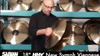 Sabian 18quot HHX New Symphonic Viennese Crash Cymbals [upl. by Isia874]