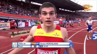 Final 200m Masculino Atletismo Cto Europa Aire Libre Amsterdam 2016 [upl. by Audres]