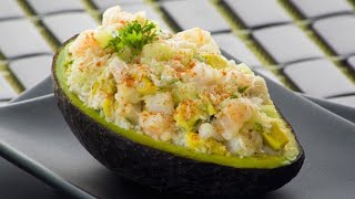 Recette  Avocat au crabe [upl. by Aynom]