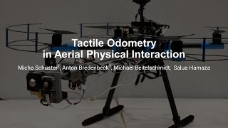 Tactile Odometry in Aerial Physical Interaction [upl. by Jenni]