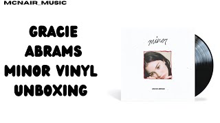 Gracie Abrams Minor Vinyl Unboxing [upl. by Assirk]