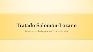 Tratado de Salomón Lozano [upl. by Atter793]