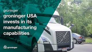 groninger USA invests in it Manufacturing Capabilities to Better Serve its North American Customers [upl. by Varin]