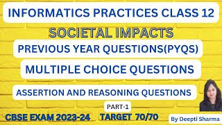 Societal Impacts Class 12 MCQ  Assertion and Reasoning Questions Societal Impacts  CBSE Exam [upl. by Rabma678]