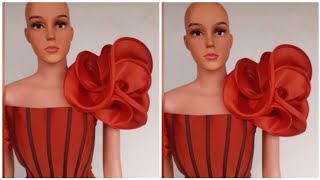 How to make a SPIRAL FLOUNCE With Boning Easy Method [upl. by Dudden352]