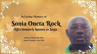 Celebrating The Life of Sonia Oneta Rock [upl. by Rol74]