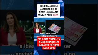 NOVO SALÁRIO MÍNIMO CONFIRMADO NO SALÁRIO MÍNIMO PARA 2025 aposentados salariominimo [upl. by Aimee471]