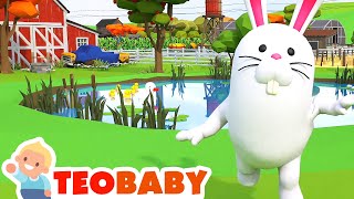 Hop Little Bunny Dance  Dance Party  Nursery Rhymes amp Kids Songs [upl. by Uzzi]