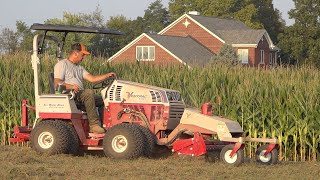 Ventrac Power Rake Tackles Unlevel Septic Field [upl. by Elleval]