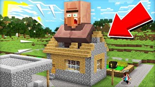 КАК ЖИТЕЛЬ СОСЕД СТАЛ ГИГАНТОМ В МАЙНКРАФТ  Компот Minecraft [upl. by Lednyk336]