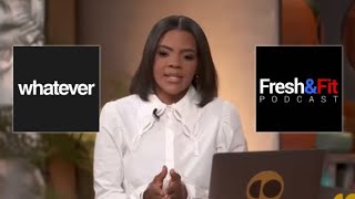 Candace Owens reveals WHOS BETTER between Whatever Podcast and Fresh and Fit 😳 [upl. by Senaj925]